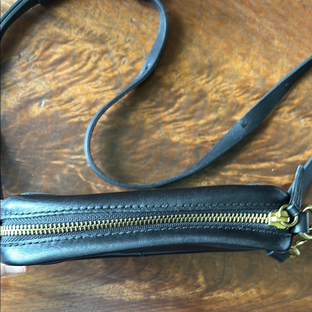 The Leather Carabiner Mini Crossbody Bag - Picture 10 of 11